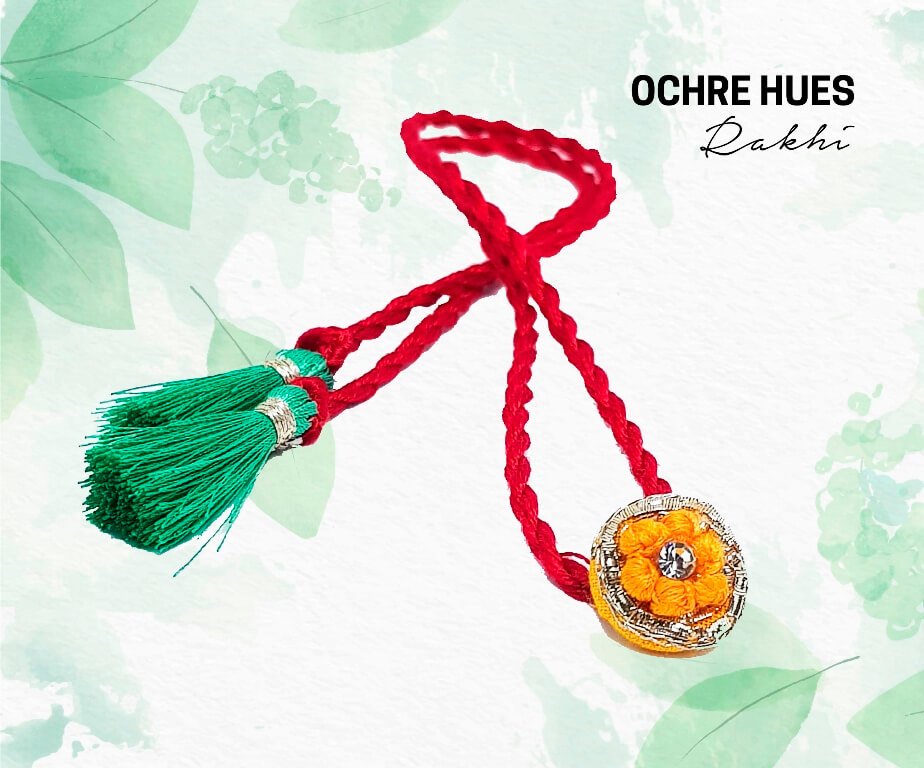 OCHRE HUES rakhi