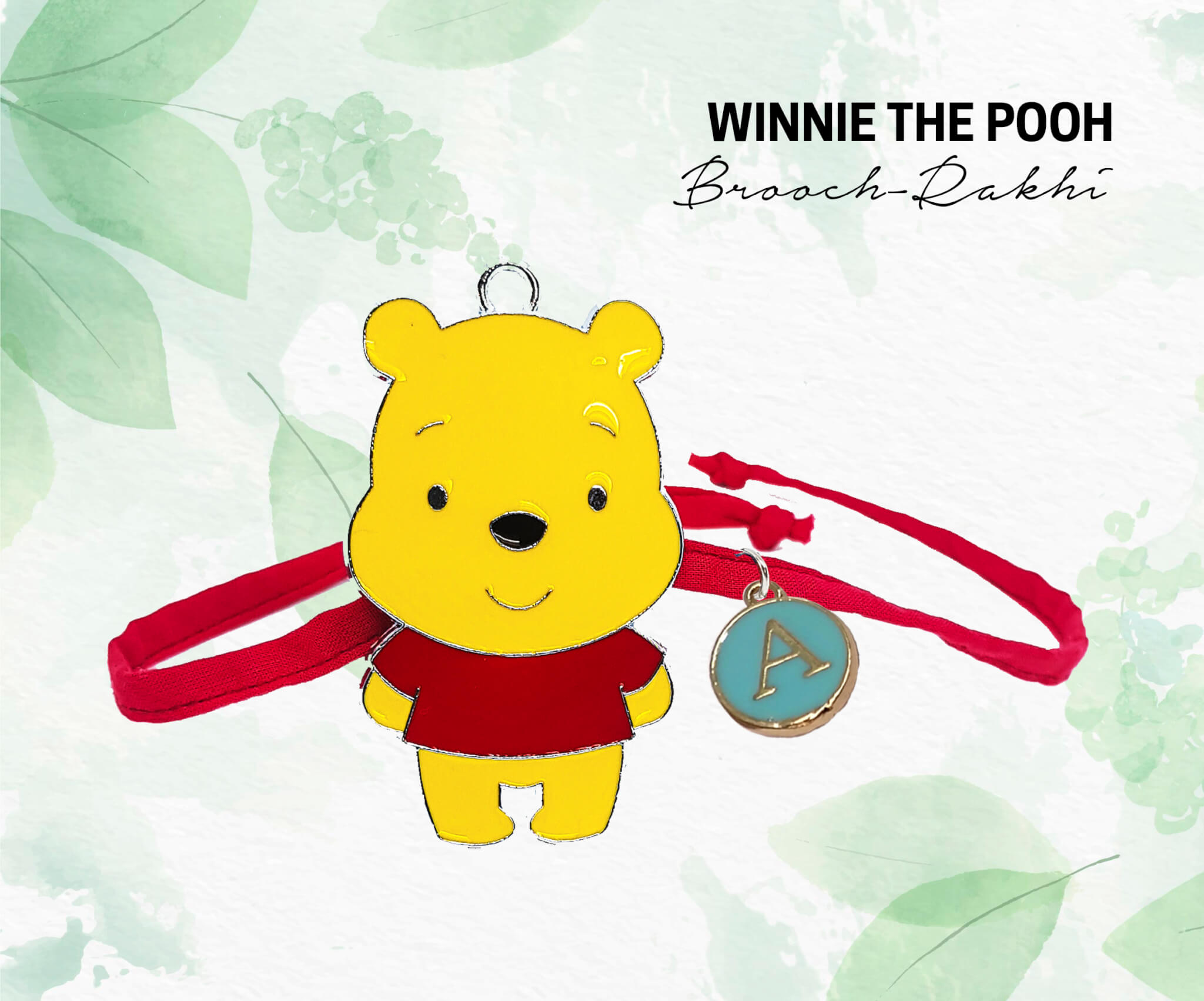 winnie the pooh rakhi personalised