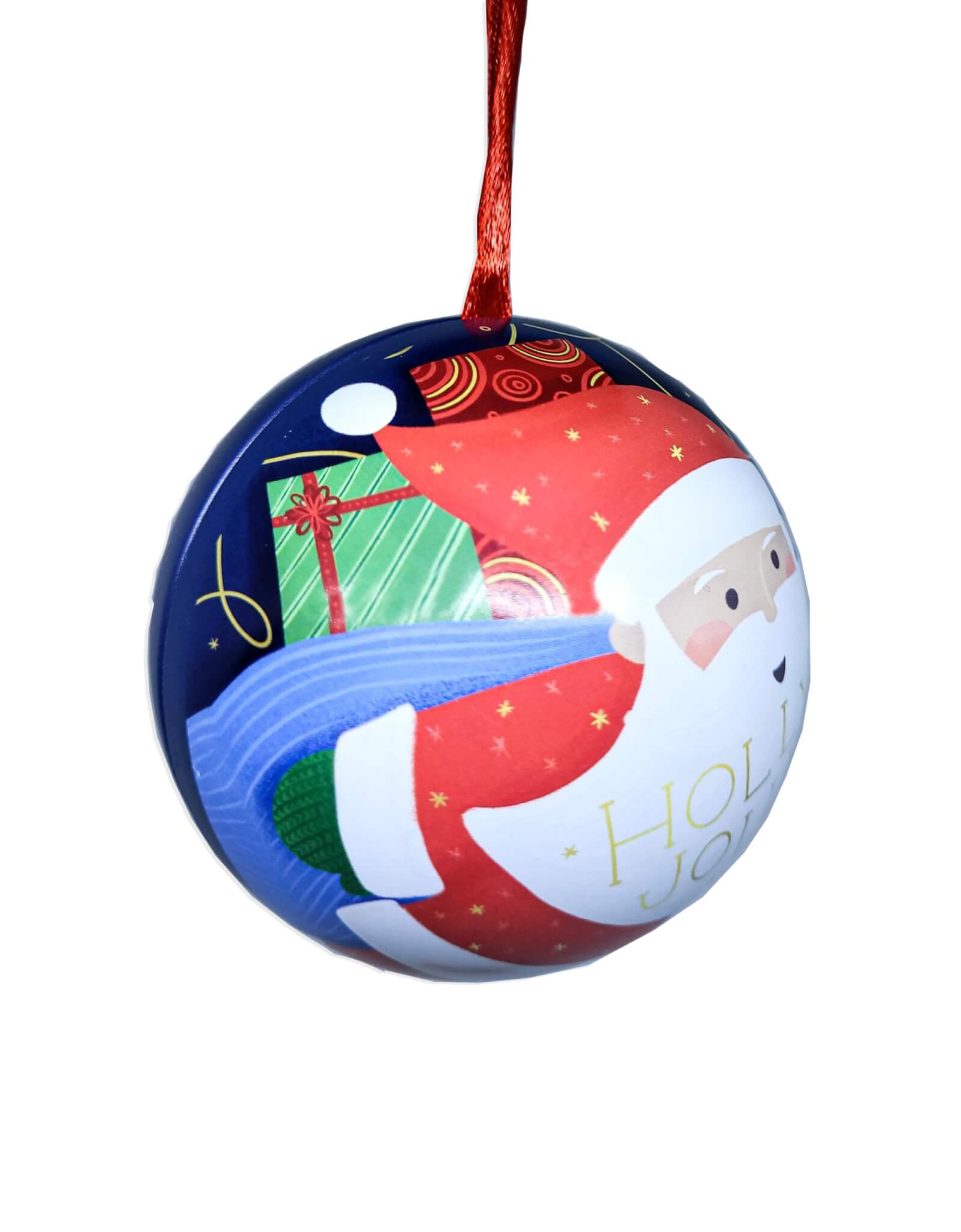 METAL TRINKET BAUBLE BOX ORNAMENT - DARK BLUE 4